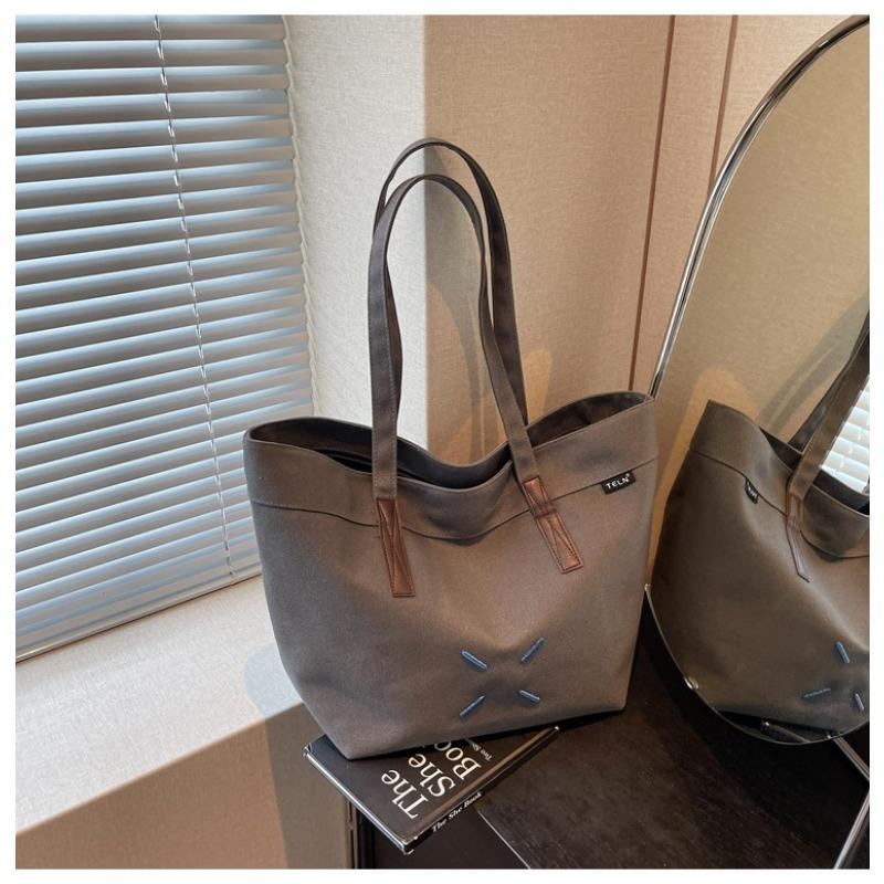

Canvas bag women s large-capacity new summer versatile simple shoulder bag college student tote bag