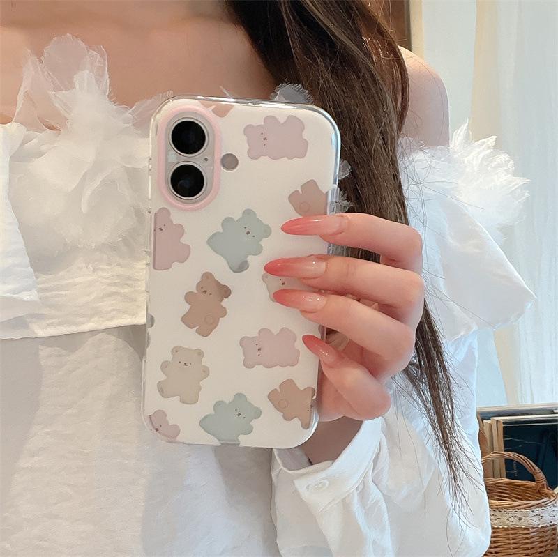 Creative Custom Candy Bear Case for iPhone 17/16 Pro Max/15 Pro