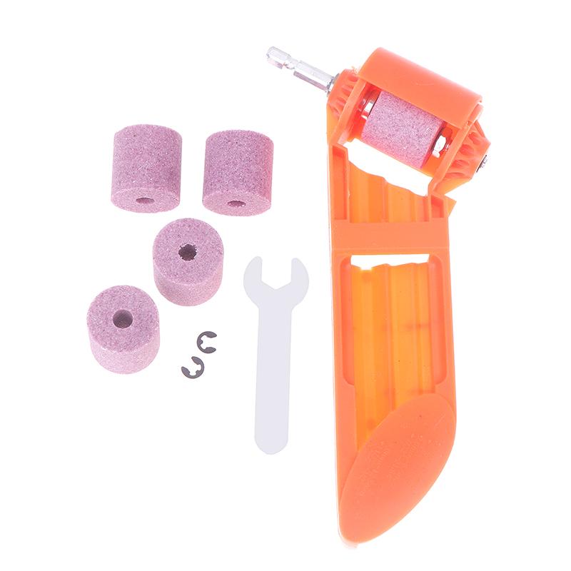 

1 Набор Портативная точилка для сверл Инструмент для заточки Точилка для сверл Гаечный ключ Корундовый шлифовальный круг Точильный камень Аксессуары Набор инструментов