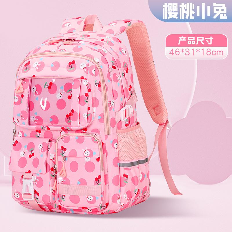 Children School Bags Girls Pink Princess Orthopedic Backpacks Primary School Student Waterproof girl Bookbag Kids Satchels bag