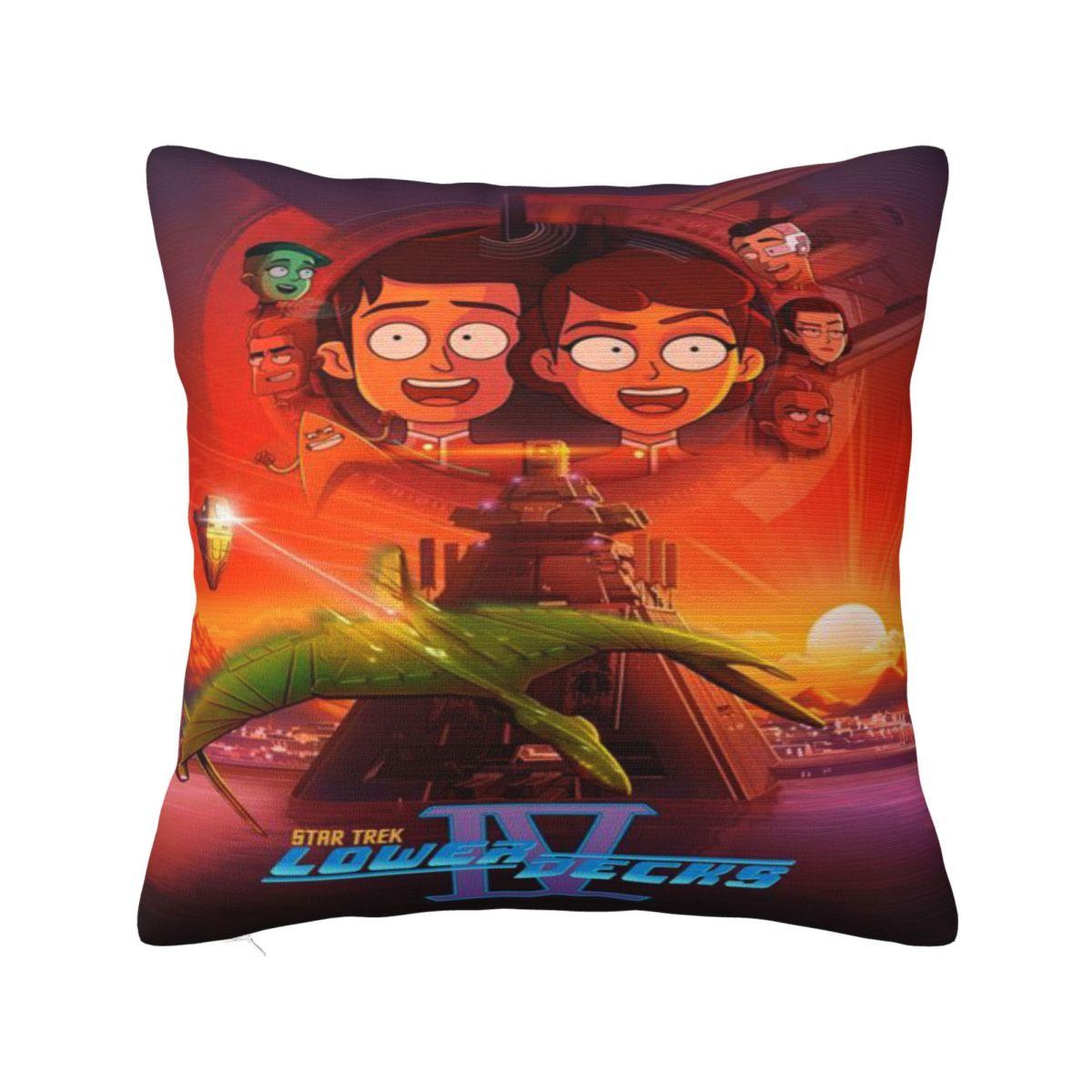 

Stars Treks Printed Pillowcases Cushion Cover Pillow Covers Warm Home Decoration Zipper Multiple Sizes 12x12Inch