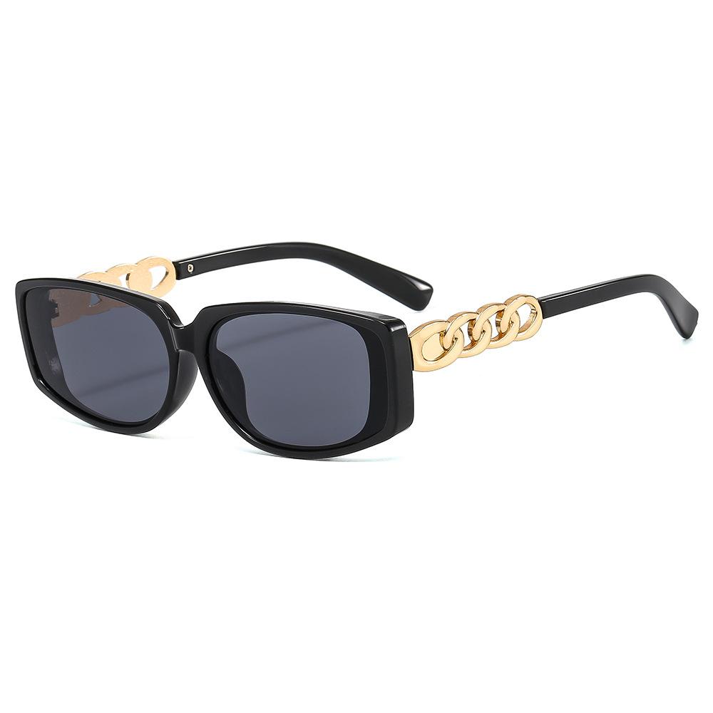 New Yingling style, European and American personalized small box sunglasses, street shooting characteristic glasses, retro sunglasses