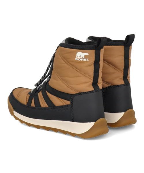 Sorel Youth Whitney 2 Plus Lace WP Kids' Snow Boots, NY5173, Elk/Black, Size 21.0cm, Boys' Athletic and School Shoes