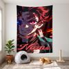 Uccisore di demoni (5) Arazzo decorativo da parete con nome personalizzabile, scelta ideale per la decorazione murale in camere da letto, soggiorni, dormitori e case