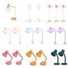 Domek dla lalek Hot1:12 Miniaturowa Lampa Stołowa Lampa LED Lampa Biurkowa Lampa Sufitowa Lampa Podłogowa Reflektor Sceniczny Sypialnia Pokój do Nauki Wystrój Domu