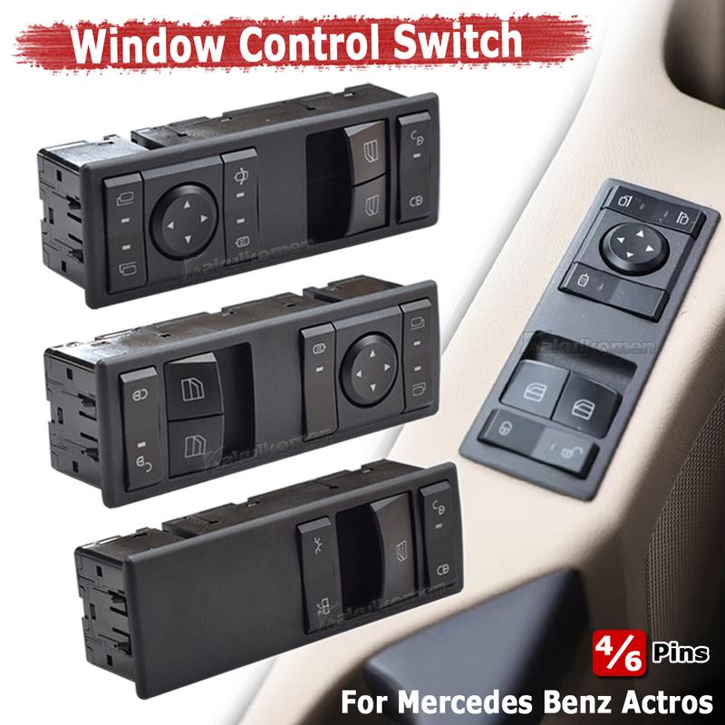 New Durable Car Accessories High Quality Window Switch A9605451213 A9605450813 9605450813 For Mercedes-Benz Truck Actros MP4