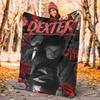 Dexter Flannel Blanket Soft Warm All-Season Throw, Design for Camping, Car Travel, Hiking Sofa, Bed, Office Perfect Gift for Parties