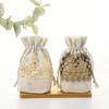 Mini 10x14cm Drawstring Canvas Bags Multifunctional Wedding Candy Gift Bag Reusable Dust Pouch Women Cosmetic Key Coin Storage