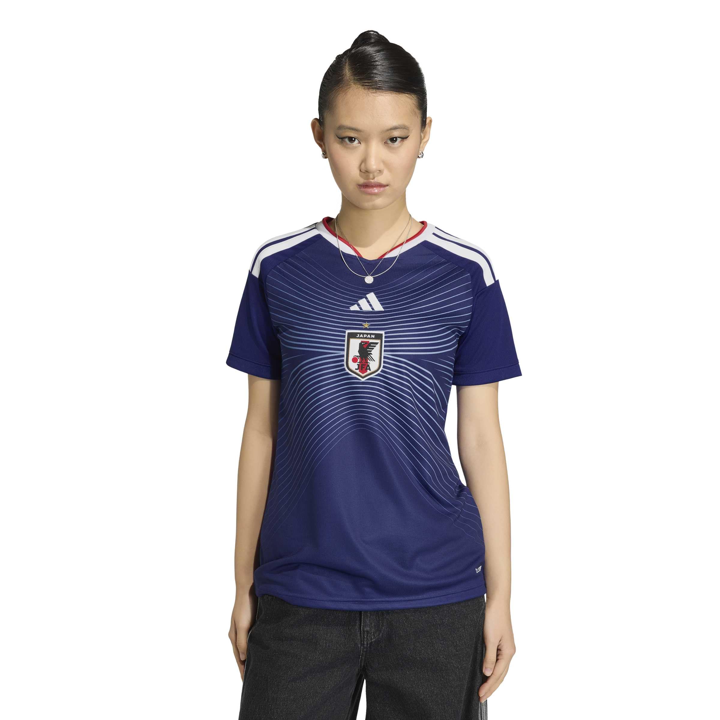 

Adidas 2026 Japan Women s National Team Home Replica Short Sleeve T-Shirt, Women s, TV051, Japan Blue/Ash Blue (JZ9684), Size M