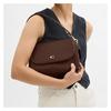 Coach Legacy 26 Brand Logo Cow Leather Hand-held Crossbody Shoulder Bag Medium Size Women's Maple Leaf Color