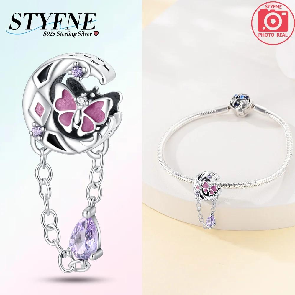 Breloques Perles Charms Plata Originales Papillons Rose Bleu Breloques Perles pour Charms Bracelets Cuivre Fabrication Bijoux Cadeau Femmes