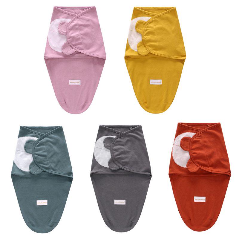 Buy Cute Baby Newborn Cotton Sleeping Bag Wrap Towel Soft Thin Blanket