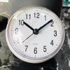Mini Anti-Fog Suction Cup Wall Clock - Waterproof Quartz Clock for Bathroom and Kitchen, 7cm