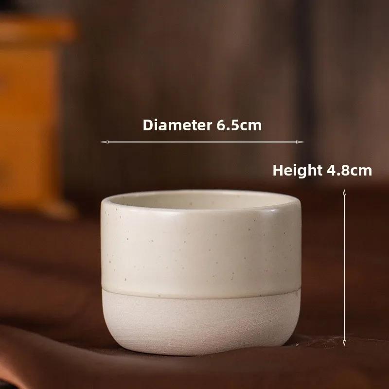 Vintage Coffee Mug 100ml 170ml 200ml Ceramics Tea Cup Japanese-style Cafes Drinkware Stoneware Espresso for Restaurants Hotels
