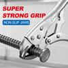 Heavy Duty Locking Fixing Pliers Adjustable Metal Face Clamp Multifunctional Pressure Pliers Tool For Woodworking Welding Repair