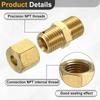 4 5 6 8 10 12 16mm Raccordo a Compressione 1/8" 3/16" 1/4" 5/16" 3/8" 1/2" Raccordo Dritto Sistema Olio