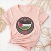 Watermelon Symbol Freedom T Shirt HuUnisex Rights Tshirt Peace and Love Tshirt Watermelon Flag Tees Unisex Short Sleeves Tops