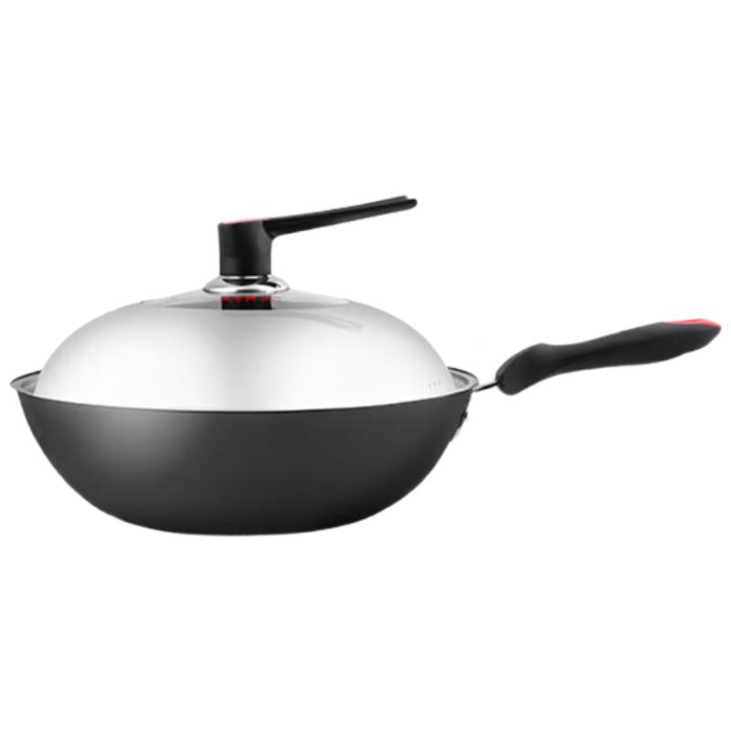 Chui Da Huang Heritage 30cm Uncoated Cast Iron Wok