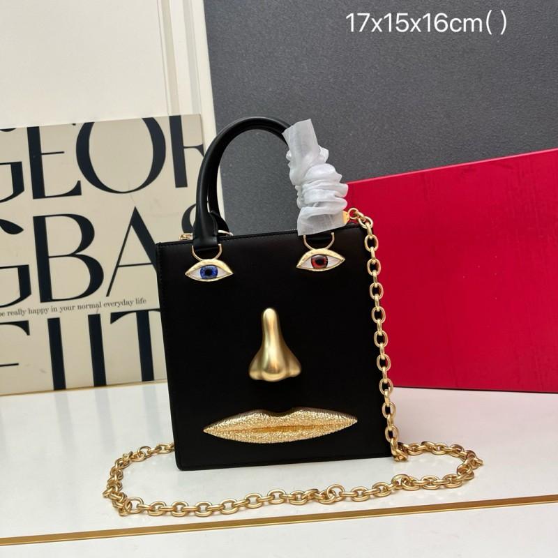 2025 New Style Facial Chain Bag Women's Fashionable Special-shaped Square High-end One-shoulder Cross-body