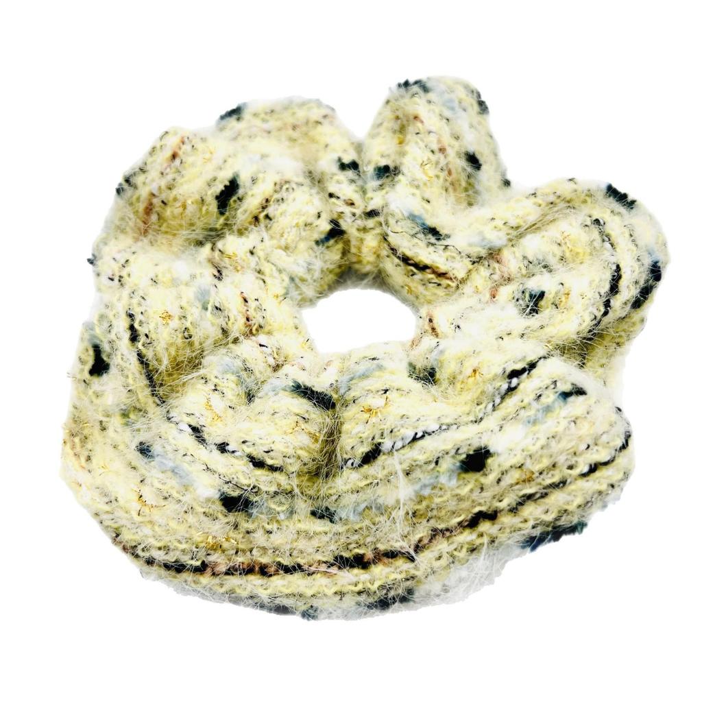 Podzimní a zimní pletená velká scrunchie - Dámský evropský a americký havajský vlasový doplněk