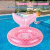 1PC Mermaid Swim Float Ring, Smart Swimming Trainer, Inflatable Pool Float, Floating Swim Ring, Beach Summer Essential