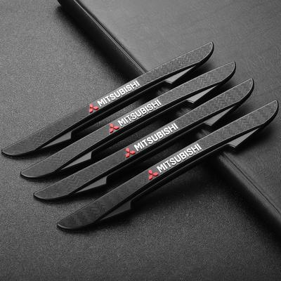 4PCS Car Styling Door Anti-collision Strip Protector Stickers Auto Modification Accessories For ASX Lancer Fastener