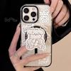 Magnetic Suction Suitable for IPhone16promax Apple 15 Mobile Phone Case 13 Simple Puppy Rotating Bracket
