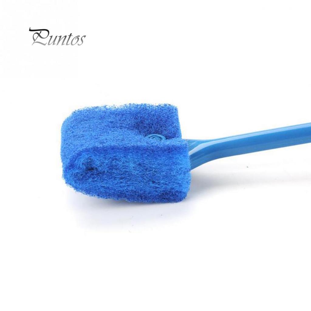 Double Side Brush Cleaner Scrubbers Aquarium Handle Fish Tank Cleaning