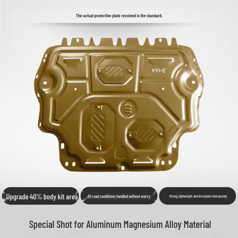 Wuling Hongguang & MINI Chassis Guard Baffle S1/S3/PLUS/V Engine Shield Engine Bolts - 3D Magnesium Aluminum