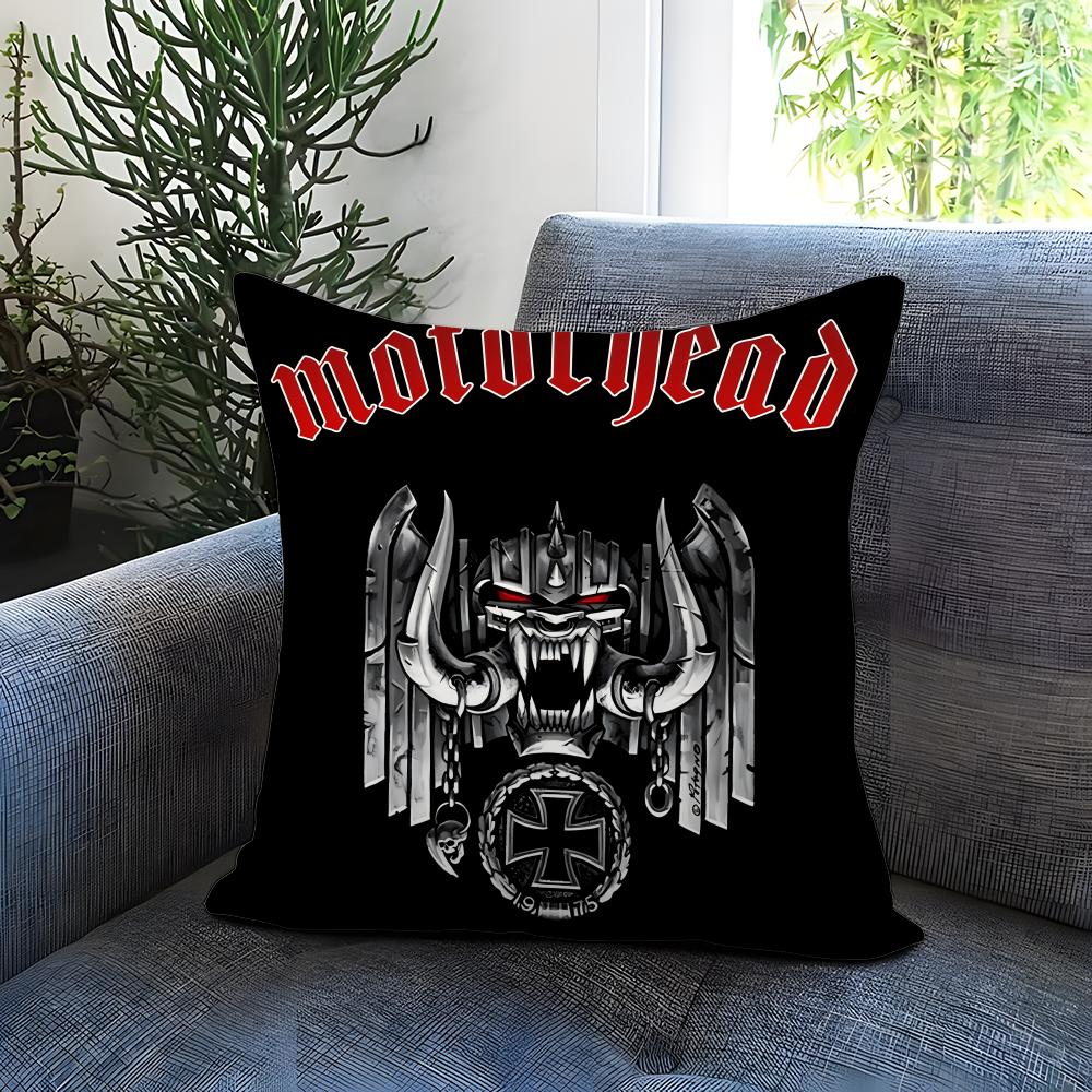 

POPULAR MM-Mmotorheadss Cushion Cover Comfortable Reversible Pillow Cover Ideal for Car Sofa Bedroom & Beyond 30cmx30cm