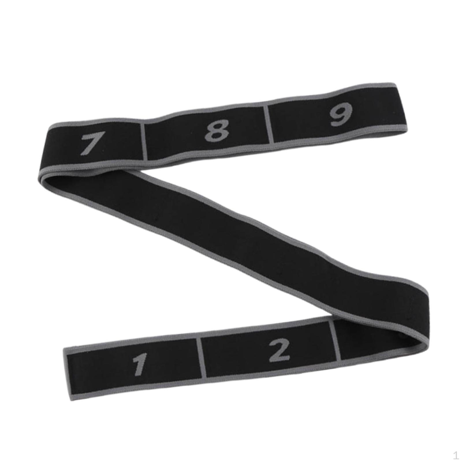 

Эластичная лента сопротивления, Сегментированная лента с петлями для фитнеса, гимнастики, танцев и упражнений серый