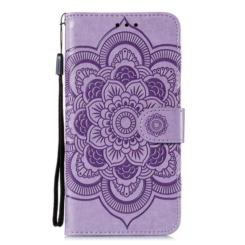 

Suitable IPhone14max Phone Case 12 Manufacturer s Original Protective Cover Mandala Mobile Leather Apple 13 PRO 6.1 светло-фиолетовый