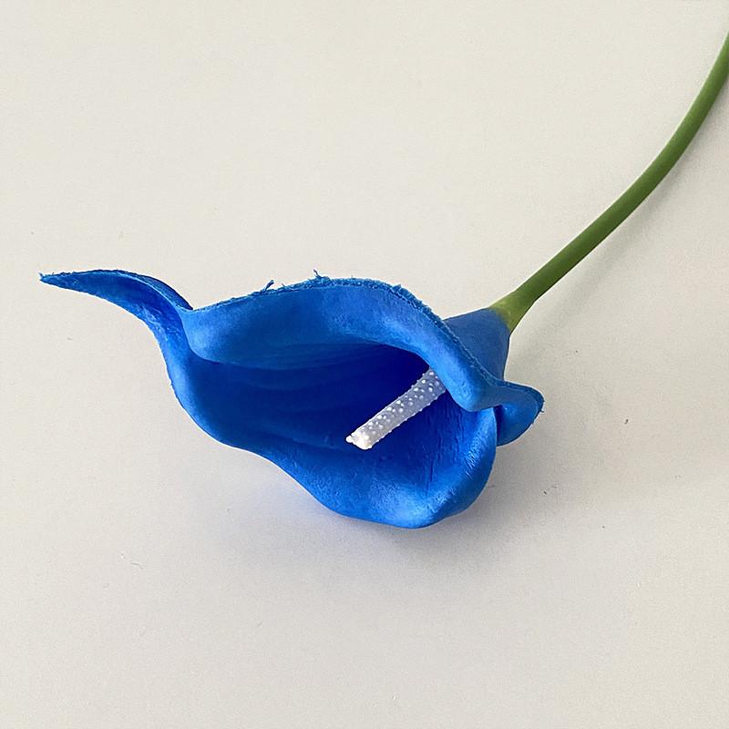 Mini Calla Lily Artificial Flowers For Wedding Decor Home Office Props Photography
