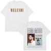 Rapper Melendi Album 2026 Tour Print Tshirt Unisex Unisex Fashion Hip Hop Pop Music Tshirts Casual Cotton Short Sleeve T Shirts