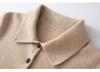 Women's 100% Cashmere Polo Neck Sweater - Autumn/Winter Versatile Loose Fit