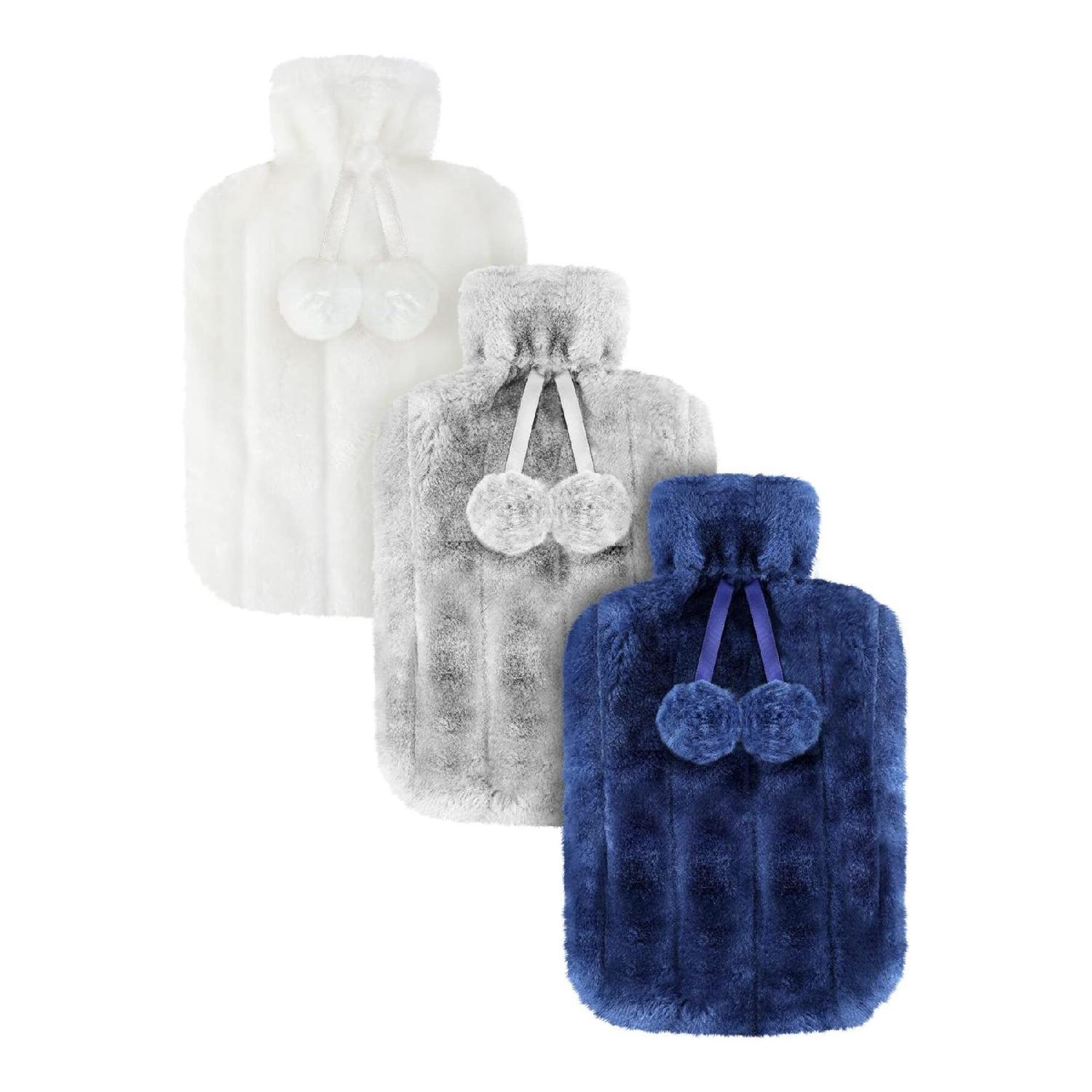 

Removable Hot Water Bag With Plush Cover, Washable With Soft Cover, 2 Lt