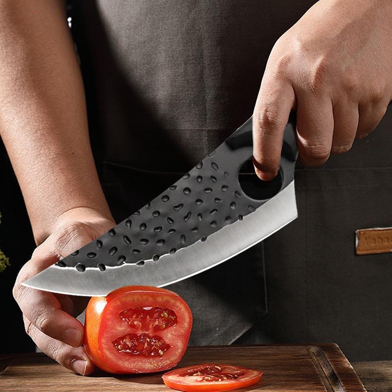 Three-piece Set Stainless Steel Utility Knife Boning Knife Chef Knife for Cooking Small Pocket Kitchen Knife with Sheath