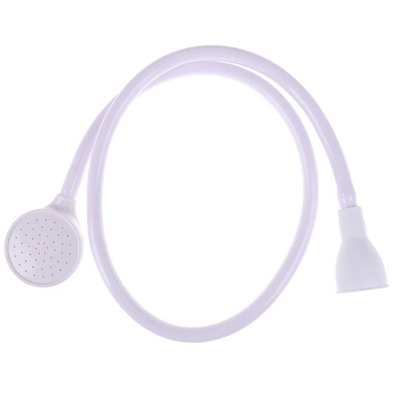Pet Shower Head Attachment Faucet - ABS Portable Dog Cat Bathing Sprayer Tool 1.1m Hose Modern Simple Design