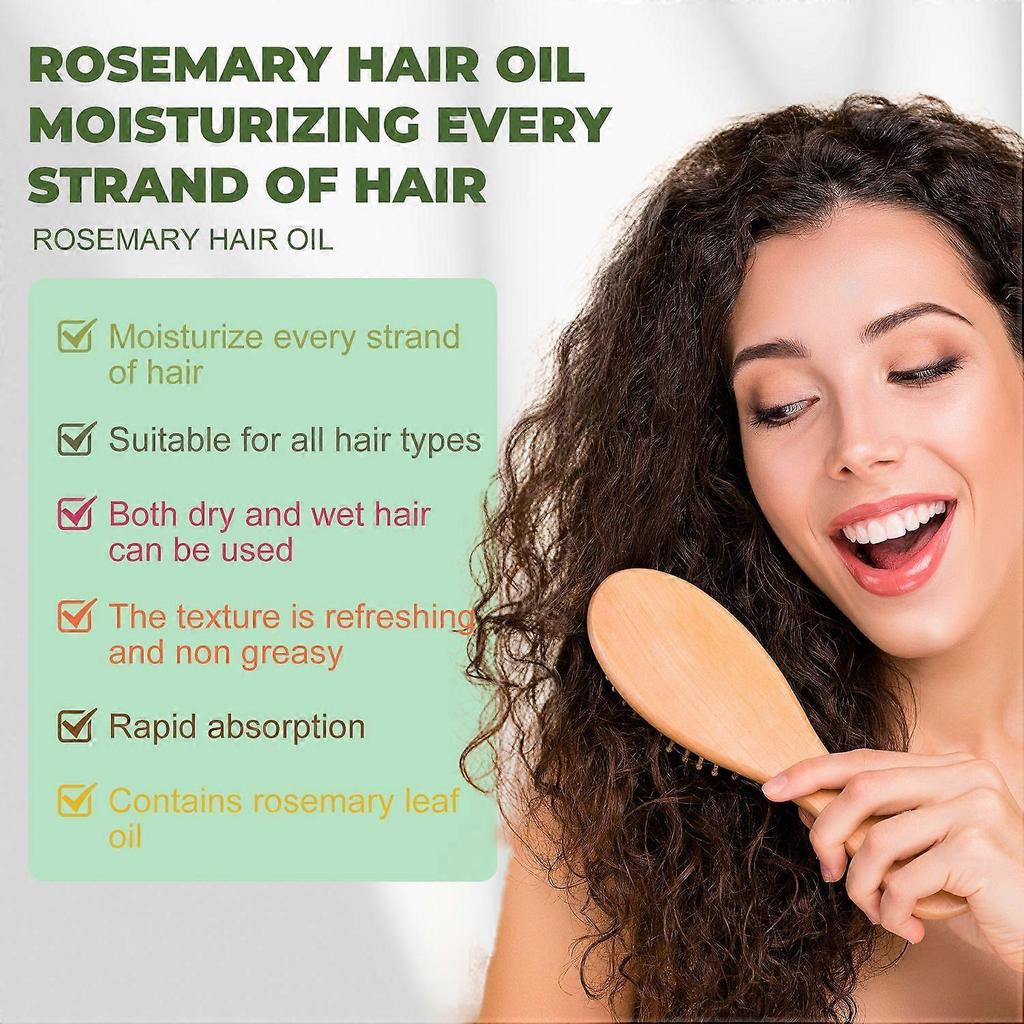 100% Pure Rosemary Oil For Hair Growth With Castor, Batana, Jojoba Oil - Infused With Biotin & Vitamin E-Blend of Effective Hair Oil for Hair Growth-S