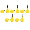 10PCS Archery Arrow Head Safety Arrow Tips Screw in Nylon Archery Accessory for Hunting Game Practice Kids Adults Yellow