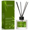 Soul & Scents Diffuseur à Roseaux en Verre 120ml Citronnelle | 6 Bâtonnets en Fibre Offerts | Soulagement du Stress & Aromathérapie | Longue Durée,