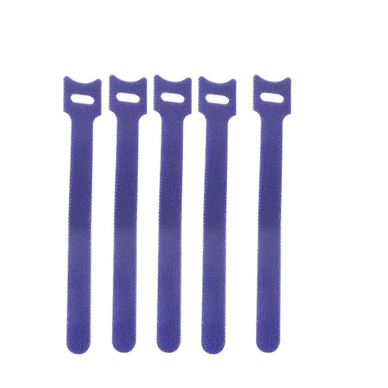 25pcs Reusable Cable Ties, Releasable Wire Management Straps for Earphones Mouse Cables, Nylon Organizer Ties Quick Release