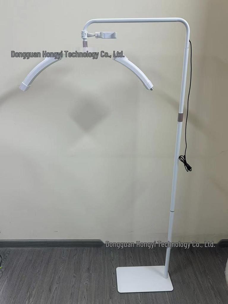 24" LED Half-Moon Beauty Light - Microblading, Manicure, Tattoo, Eyebrow, Eyelash Floor Lamp