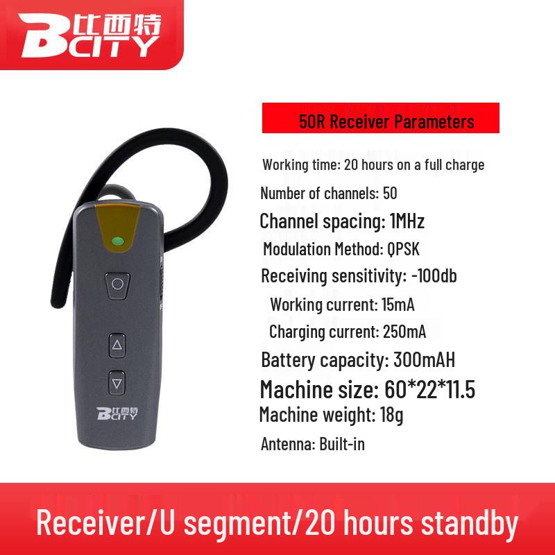 16G Wireless Tour Guide Device: One-to-Many Interpreter & Recorder with All-in-One Storage for Museums