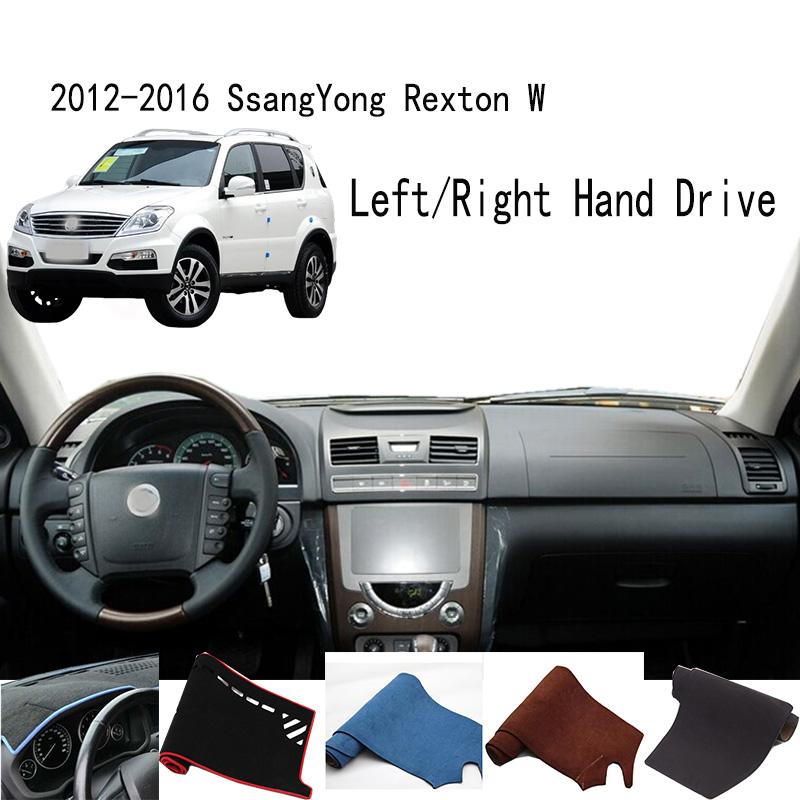 For 2012-2016 SsangYong Rexton W 200 Dashmat Dash Mat Dashboard Cover Instrument Panel Sunscreen Pad Ornaments