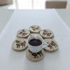 Decorative Banana Fibre  Coasters