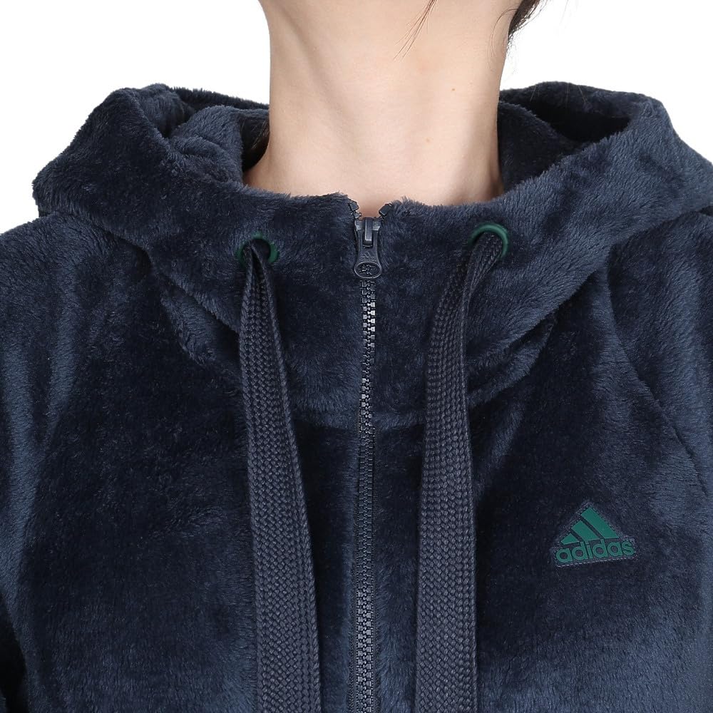 Adidas BYD3 Shaggy Boa Sweatshirt Aurora Ink Size Full-Zip Hoodie, Women's (JG8167), J/L