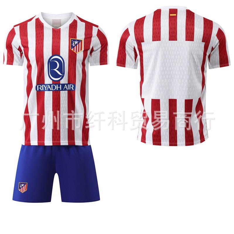 2526 La Liga Football Jersey Set No. 7 Gletzman 19 Alvarez Atletico Madrid Home #18