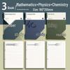 Thickened Loose-Leaf 5-Subject Notebooks for Students: Removable Pages & Error Correction Section