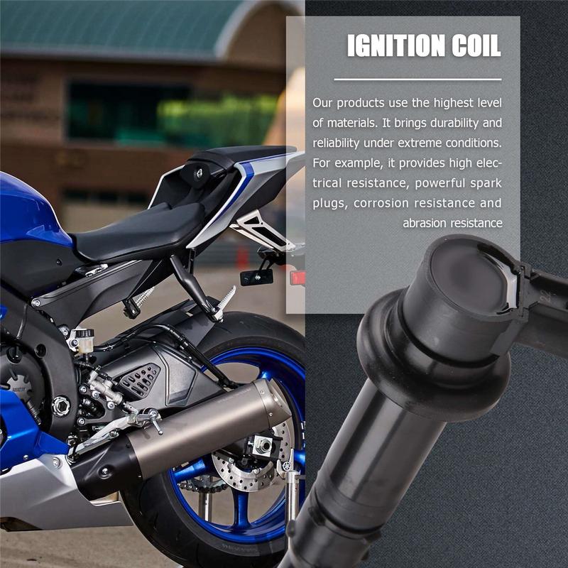 Ignition Coil 5VY-82310-00-00 F6T558 for Yamaha YZF-R6 YZF-R6S YZF-R1 FZ1 Vmax 1700 FZS1 Motorcycle Accessories 4 Pack